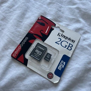 New and Sealed Kingston 2 GB Micro SD Memory Card (SDC/2GB) - Zdjęcie 1 z 2