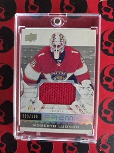 2016-17 Roberto Luongo Premier /199 Jersey Patch #20 Vancouver Canucks Florida  - Foto 1 di 2