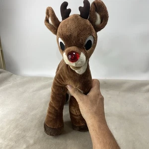 Build A Bear Rudolph das Rentier mit der roten Nase Plüsch 15 Zoll (leuchtet nicht)  - Bild 1 von 8
