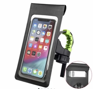 360° Waterproof Bicycle Motor Bike Phone Case Mount Holder For All Mobile Phones - Picture 1 of 11