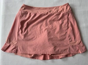 Falda corta Nike rosa de cuarzo para mujer golf tenis forrada elástica pequeña en muy buen estado melocotón - Imagen 1 de 9