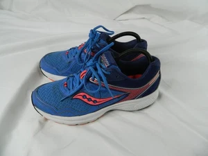Saucony Cohesion 10 Damenschuhe Größe 9 blau Laufen Mesh Schnürschuhe GITTER S15333-2 - Bild 1 von 10
