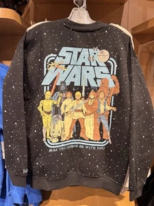 Disney Parks Star Wars A New Hope Adult Pullover Crew NWT Luke Vader - Picture 1 of 16