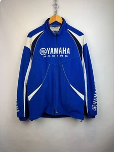 Vintage Yamaha Racing Fleece Jacket 90s Size L - Picture 1 of 11