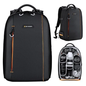 K&F Concept Camera Backpack for Photographers with Movable Dividers Lightweight - Picture 1 of 10
