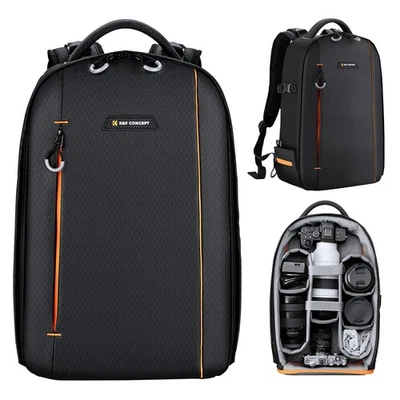 K&F Concept Camera Backpack for Photographers with Movable Dividers Lightweight - Image 1 of 4