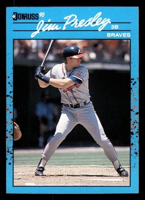 Jim Presley 1990 Donruss Best of the NL #37 Atlanta Braves - Image 1 of 2