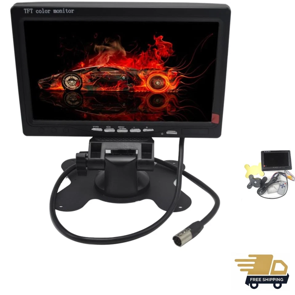 Padarsey 7 Inches TFT Color LCD Car Rear View Camera Monitor Support Rotating 2