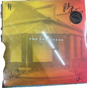 The deslondes ways mean orange gold marble sun king signed cover vinyl - Imagen 1 de 1