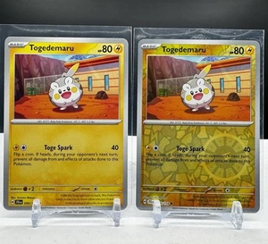 Togedemaru 050/159 Pokemon Scarlet & Violet Journey Together Lot of 2 Cards - Bild 1 von 2