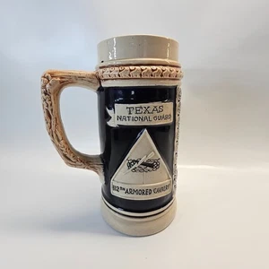 Vntg '57 Texas National Guard Beer Stein W Germany Stoneware Waco Products Inc - Picture 1 of 6