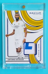 2024-25 Immaculate Real Madrid Antonio Rüdiger Patch Auto 10/10 ≈1/1 - Picture 1 of 2