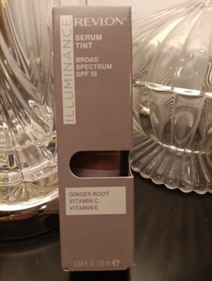 Revlon Illuminance Tinted Serum w/ SPF 15 #505 Rich Sand Ginger Root + Vit E & C - Image 1 of 4