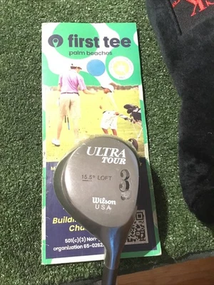 Wilson Ultra Tour System 45 Spoon 15.5* 3 Wood Firestick 2.8 Graphite NEW 42.75” - Image 1 of 4