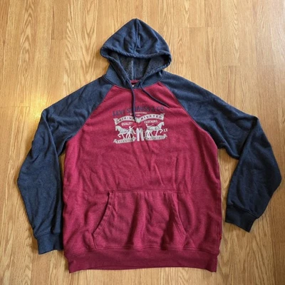 Sudadera con Capucha Levis - Para Hombre Talla XL - Azul/Granate - Sudadera Logo Levi's Foto 1 de 4