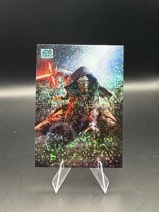 2024 Topps Chrome Star Wars Galaxy Kylo Ren Mini Diamond Refractor - Picture 1 of 2