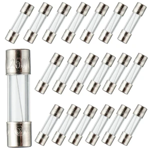 5X20Mm 8A 8Amp 250V 0.2X0.78 Inch F8AL250V Fast-Blow Glass Fuses (Pack of 20) - Picture 1 of 12