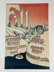 Fillmore Poster BG-126-OP-1 sehr guter Zustand signiert von Conklin, Albert King, zehn Jahre danach - Bild 1 von 9