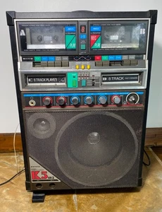 Sanyo Model K5 MKII Double Cassette 8 Track Player - Picture 1 of 18