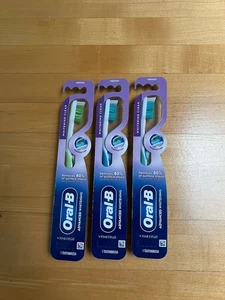 (3) Oral-B Advanced Whitening Manual Toothbrush, Medium Bristles - Picture 1 of 2