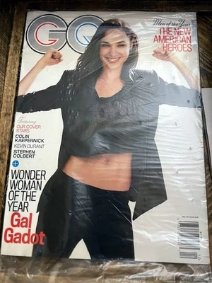 GQ Magazine December 2017/January 2018 GAL GADOT - BRAND NEW FACTORY SEALED - Image 1 of 2