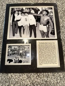 The Beatles Muhammad Ali Matted Collage Memorabilia - Picture 1 of 2