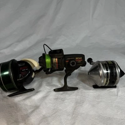Lote de 3 carretes de pesca Johnson Sabra 130B Ryobi D1 Zebco 33 ~ LEER DESCRIPCIÓN ~ Foto 1 de 4