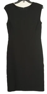 Banana Republic Dress Women’s 4 Black Sheath Sleeveless Lined - Picture 1 of 9