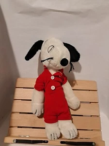 Rare Vintage Spike Snoopy Peanuts Character Plush Doll W/ Nightgown 1975 - Picture 1 of 8