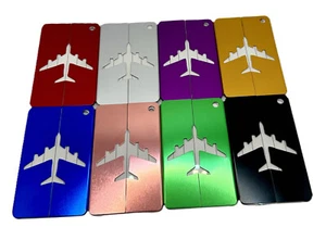 Kofferanhänger Alu Gepäckanhänger mit Adressschild Reise - Bild 1 von 9