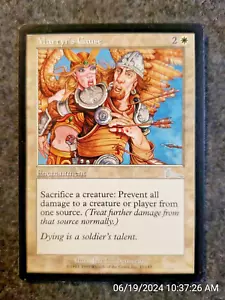 Martyr's Cause Urza's Legacy quasi nuovo bianco non comune MAGIC COLLECTION CARD (DS3D1G6) - Foto 1 di 4