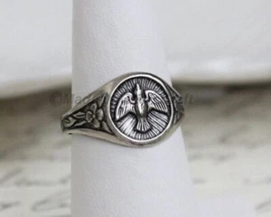 Anillo Paloma Plata Anillo Plata Esterlina Anillo Animal Vintage Paloma Anillo Plata - Imagen 1 de 5