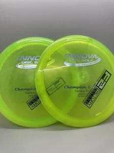 *RAR* 2 NEUE F2 Innova Gummy Luster Champion Teebird 170/171 Gramm Disc Golf - Bild 1 von 4