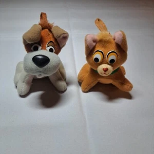 Oliver / Dodger Plüsch Ornamente - 1988 Disney's Oliver & Company Happy Meal schön - Bild 1 von 5