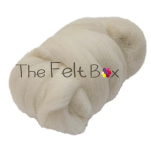 Wool Top, Norwegian Roving, Felting and Spinning Fibre, Cream - Picture 1 of 1
