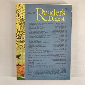 Reader's Digest #630 October 1974 Subscription Edition - Picture 1 of 2
