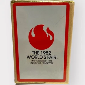 1982 World's Fair Knoxville TN Souvenir Vintage Playing Cards Congress in Box - Picture 1 of 6