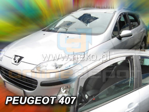 Windabweiser passend für Peugeot 407 4/5 Türen 2004-2011 2tlg Heko