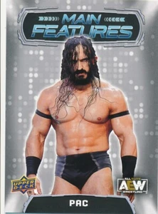 MF-17 PAC 2022 Upper Deck AEW Wrestling SILVER MAIN FEATURES DEATH TRIANGLE - Picture 1 of 2