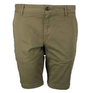 Hugo Boss Men's Schino Slim Shorts Green Plain 50467083 380 Open Green