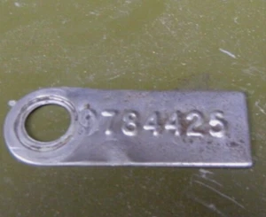 1964 Pontiac GTO M20 Muncie transmission tag 64 LeMans used original 9784425 x - Picture 1 of 6
