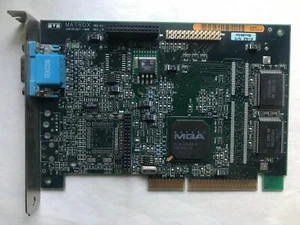 Video Card Matrox MGA-G100 4MB AGP VGA G+/ProA/4Bn/20 =TESTED= - Picture 1 of 5