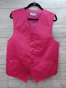 VESUVIO NAPOLI Italy Men’s Pink Vest Red Sz XL - Picture 1 of 10