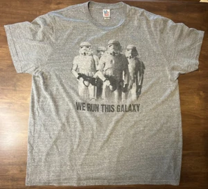 Star Wars: We Run The Galaxy - Junk Food Brand T-Shirt - Adult 3XL - Made in USA - Picture 1 of 6