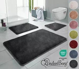 Badteppich Badvorleger Badematte Badeteppich Bad Dusche WC rutschfest saugfähig - Bild 1 von 68