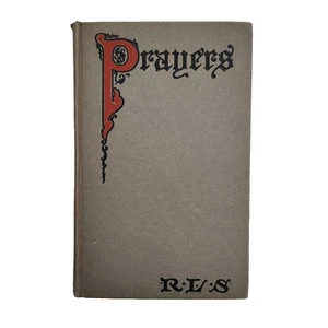 Prayers Written at Vailima by Robert Louis Stevenson Vintage Book Samoa 1920 - Picture 1 of 11