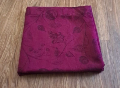 方形勃艮第桌布亚麻棉锦缎水果小屋乡村59 — 第 1/3 张图片