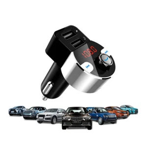 Vehicle Mounted MP3 Player Dual USB 3.1A Charger LED Display Multi Function - Picture 1 of 12