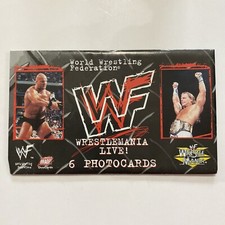 WWF Wrestlemania Live! Photo Cards Pack 4X6 Comic Images New!