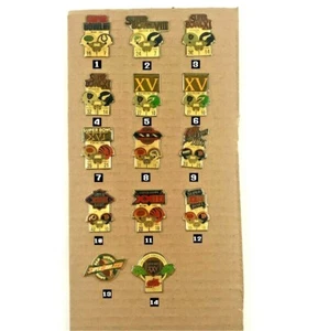 Super Bowl Pins 1969 - 1991 You Pick The Year - Picture 1 of 20